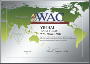 wac mixed 7mhz award