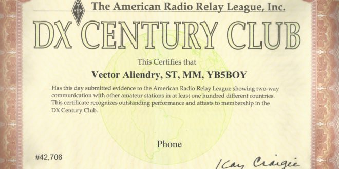 DXCC Phone YB5BOY 2014